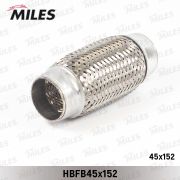 Гофра глушителя MILES (HBFB45X152) 45x152
