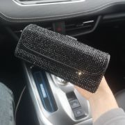 Футляр для очков из страз (черные)