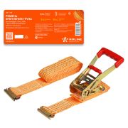 Ремень крепления груза для ЕВРОФУРЫ 3,6м, 5/10т, ширина 55мм, с рельсовым крепл. AIRLINE (AS-T-18E)