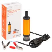 Насос для перекачки ГСМ 12V (D=38мм) 12 л/мин с фильтром ТУРБО-МИНИ-12. AIRLINE (AFP-3812-04)