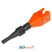 Воронка D-25-50мм с защелкой, гибкий носик 323мм AIRLINE (APFP002)