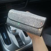 Футляр для очков из страз (белые)