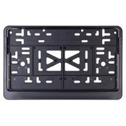 Рамка для номера пластм SW 290*170 ГОСТ ЧЕРНАЯ с защелкой черная без надписи (1шт.)