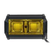 Фара светодиодная G0048Y 32диода, 18вт, желтый свет, 130*75*59мм, 12/24В