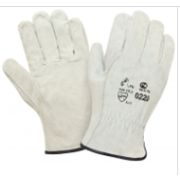 Перчатки спилковые коричневые