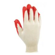 Перчатки Ladoni с обливом одинарным прорезиненные класс 13 р-р 10 х/б DOLONI