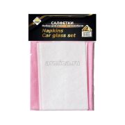 Набор салфеток   для протирки стекол (3 шт.) «ГЛАВДОР» GL94008