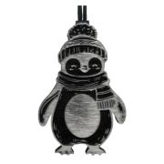 Арома подвеска Пингвин в черно-белом цвете