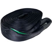 Трос буксировочный динамический HITCH PROF Лента, масса авто 9 т, разрывная 28 т, 6м, петля-петля