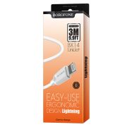 Кабель USB - Lightning 3м 2.4A белый LinkJet BOROFONE BX14