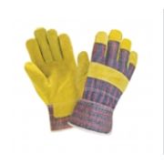 Перчатки спилковые комбинированные
