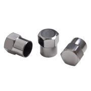 Колпачек на шинный вентиль с ключом шестигранный, хром, пластик AIRLINE (AVC6003) цена за 1шт