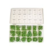 Набор резиновых прокладок, зеленые, 18 видов,  270шт. Цена за 1шт