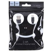 Дата-кабель Easy USB - Lightning 2А 1м черный HOCO X13