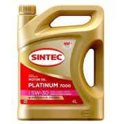 Масло моторное Sintec 5W30 PLATINUM 7000 A5/B5 синт. (4л)