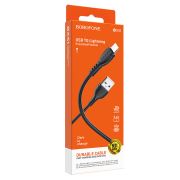 Кабель USB - Lightning 1м 2.4A белый BOROFONE BX51