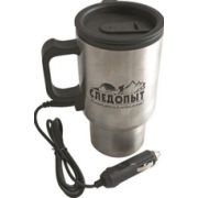 КРУЖКА С ПОДОГРЕВОМ ОТ 12В ПЛАСТИК. КОЛБА «СЛЕДОПЫТ»