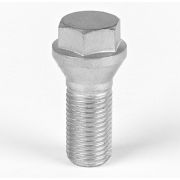 Болт 12х1,25х28 мм. (короткая шляпка 5 мм ) Конус. ключ 17мм. Цинк. (072110SM)