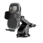 Держатель Fair на панель (раздвижной) черный HOCO H15