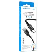 Кабель Ultra bright USB - Type-C 1м 2.4A черный Ultra bright BOROFONE BX54