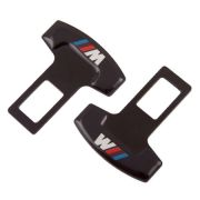 Заглушка ремня безопасности SW Черный 90*55мм 2шт M3 SKYWAY