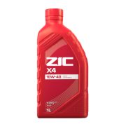Масло моторное ZIC X4 10W40 SN п/синт (1л) НОВИНКА