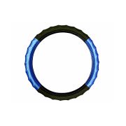 Оплетка MAXIMAL (кож.зам.) черный/синий Coolpart SC11