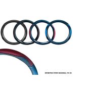 Оплетка MAXIMAL (экокожа) черный/синий A Coolpart