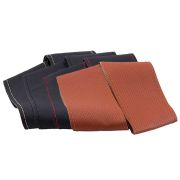 Оплетка MAXIMAL (нат.кожа) перфорация, нить, игла черный/черный Coolpart