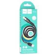 Дата-кабель USB - Lightning 2.4А 1.2м черный HOCO U110