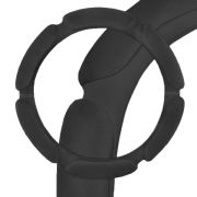 Оплетка SKYWAY Sponge classic XL Черная замша 6 подушечек