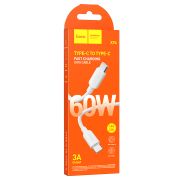 Дата-кабель Hyper Type-C-Type-C 3A/60W 1м белый HOCO X96