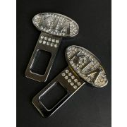 Заглушка на ремень безопасности Kia со стразами (1шт)