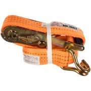 Ремень стяжной с крюками 50мм 5т 3м (оранжевый) СТРОП-ПРО
