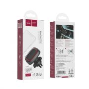 Держатель телефона в дефлектор (магнитный) черный HOCO CA23