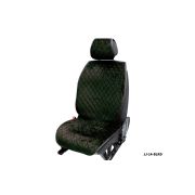 Накидки MAXIMAL LUX передние Алькантара Ромб черный/шов красный COOLPART JJ14