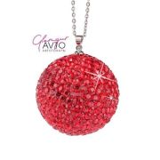 Подвеска шарик (красный)