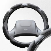 Оплетка SKYWAY Sponge classic L Черная замша 8 подушечек