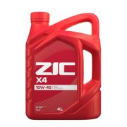 Масло моторное ZIC X4 10W40 SN п/синт (4л) НОВИНКА