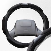 Оплетка SKYWAY Sponge air L Черная замша 6 подушечек