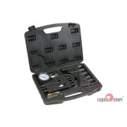 Прибор для измерения компрессии в дизельных двигателях с насадками Сервис Ключ (75565)