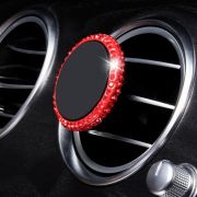 Держатель телефона магнитный (Стразы красные)