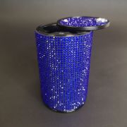 Пепельница из страз,цвет синий