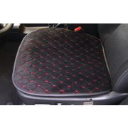 Накидка MAXIMAL нижняя Алькантара Ромб черный/шов красный COOLPART (JJ-36-BLRD)