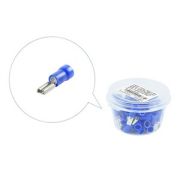 Клемма с изоляц. МАМА 2,8мм с изоляцией (под провод от 1,50 до 2,50мм кв, синяя) (уп.50шт)