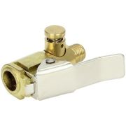 Наконечник для шланга подкачки «прищепка» с резьбой и клапаном