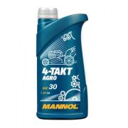 Масло моторное 4T Mannol AGRO SAE 30 1л (SG) для с/х техники