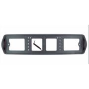 Рамка для номера с боковой светодиод подсветкой (боковая) серая ПРЕМИУМ