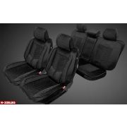 Накидки MAXIMAL комплект Велюр черный/шов бежевый COOLPART (N20)