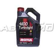 Масло моторное MOTUL 4100 Turbolight 10W40 A3/B4 (4л.) (взамен 6100 Synergie+ 10W40)